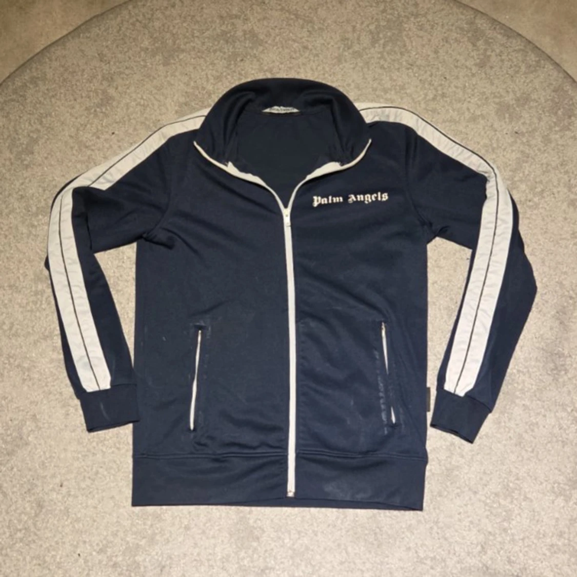 Palm Angels blå vindjacka