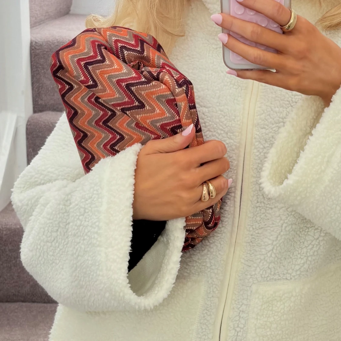 Mönstrad kuvertväska från Beck Söndergaard