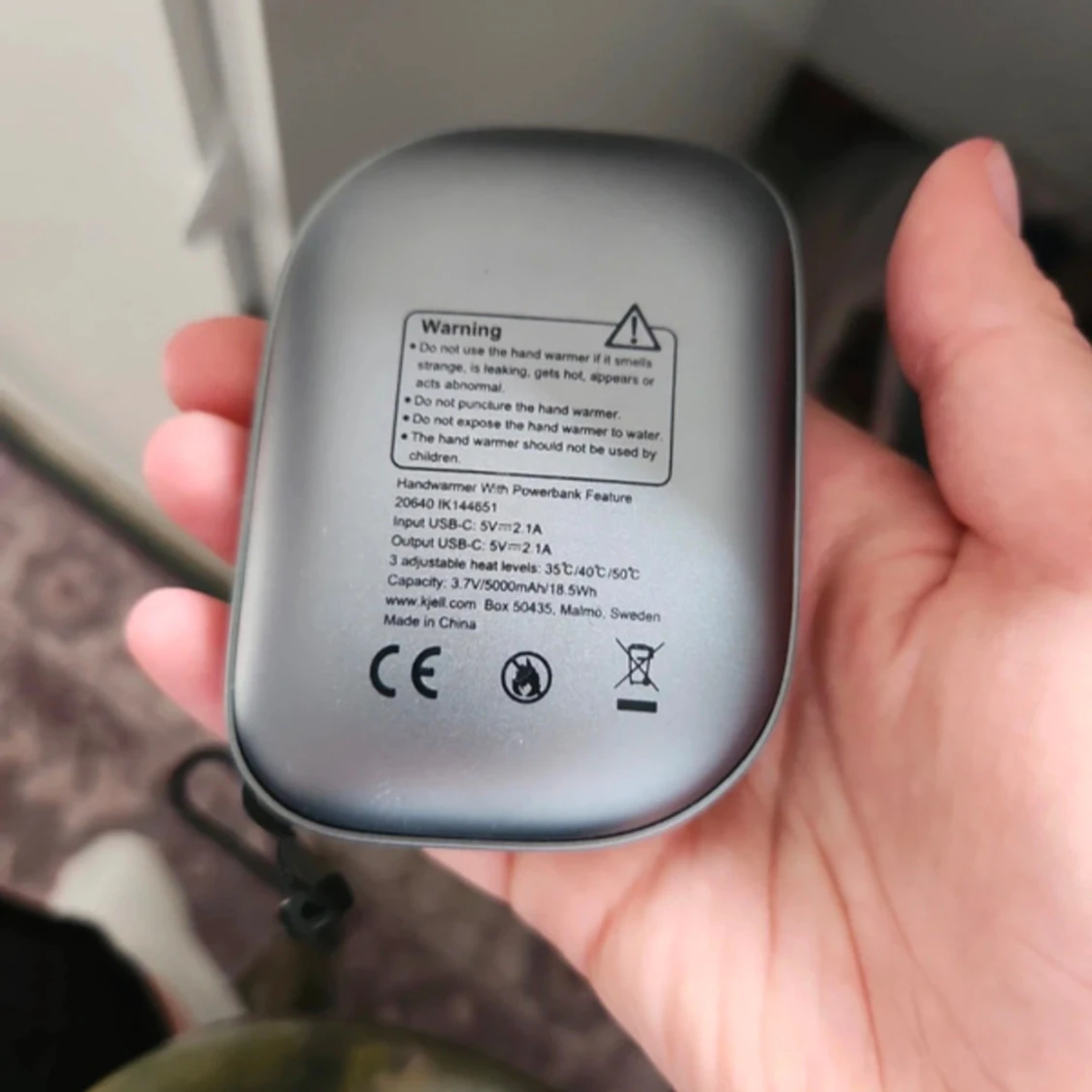 Powebank+handvärmare - 1