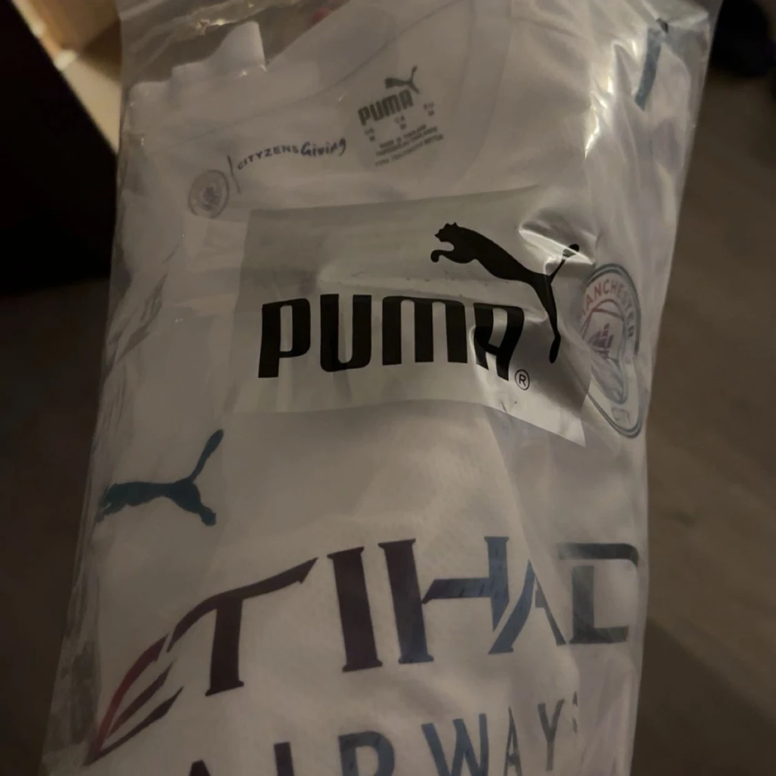 Manchester City vit bortatröja Puma - 3