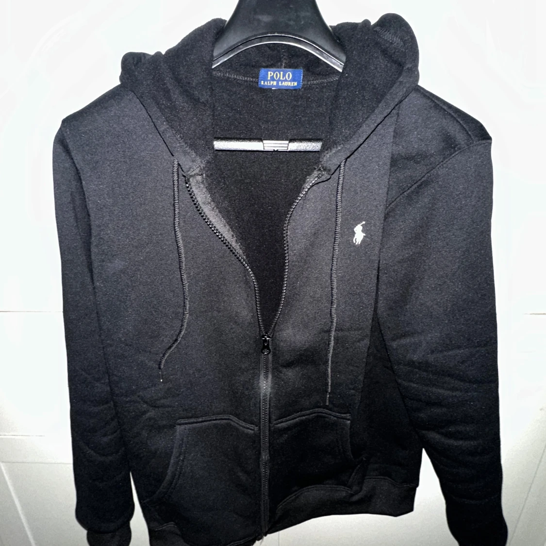 Svart hoodie med dragkedja från Ralph Lauren , HELT NY  - 1