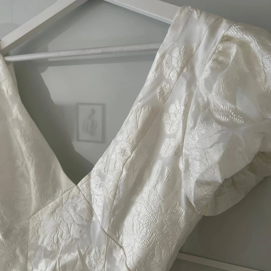 Studentklänning med puffärm - 3