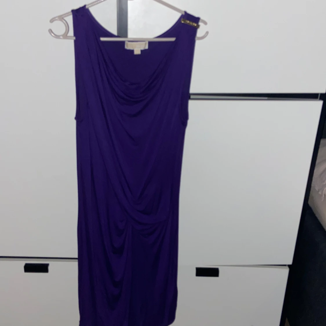 Lila långklänning Michael Kors S