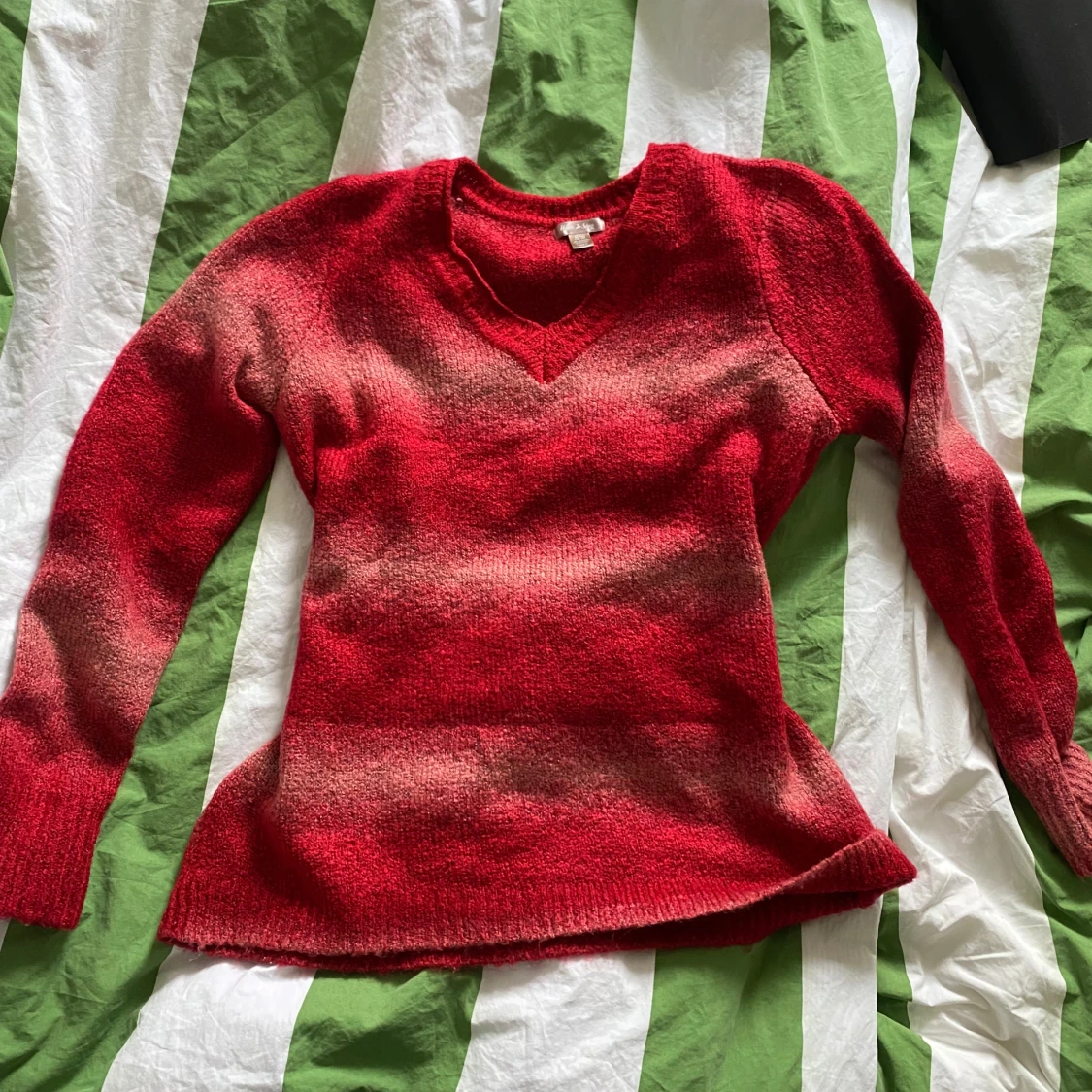 Röd stickad tröja White Stag❤️☀️ - 1