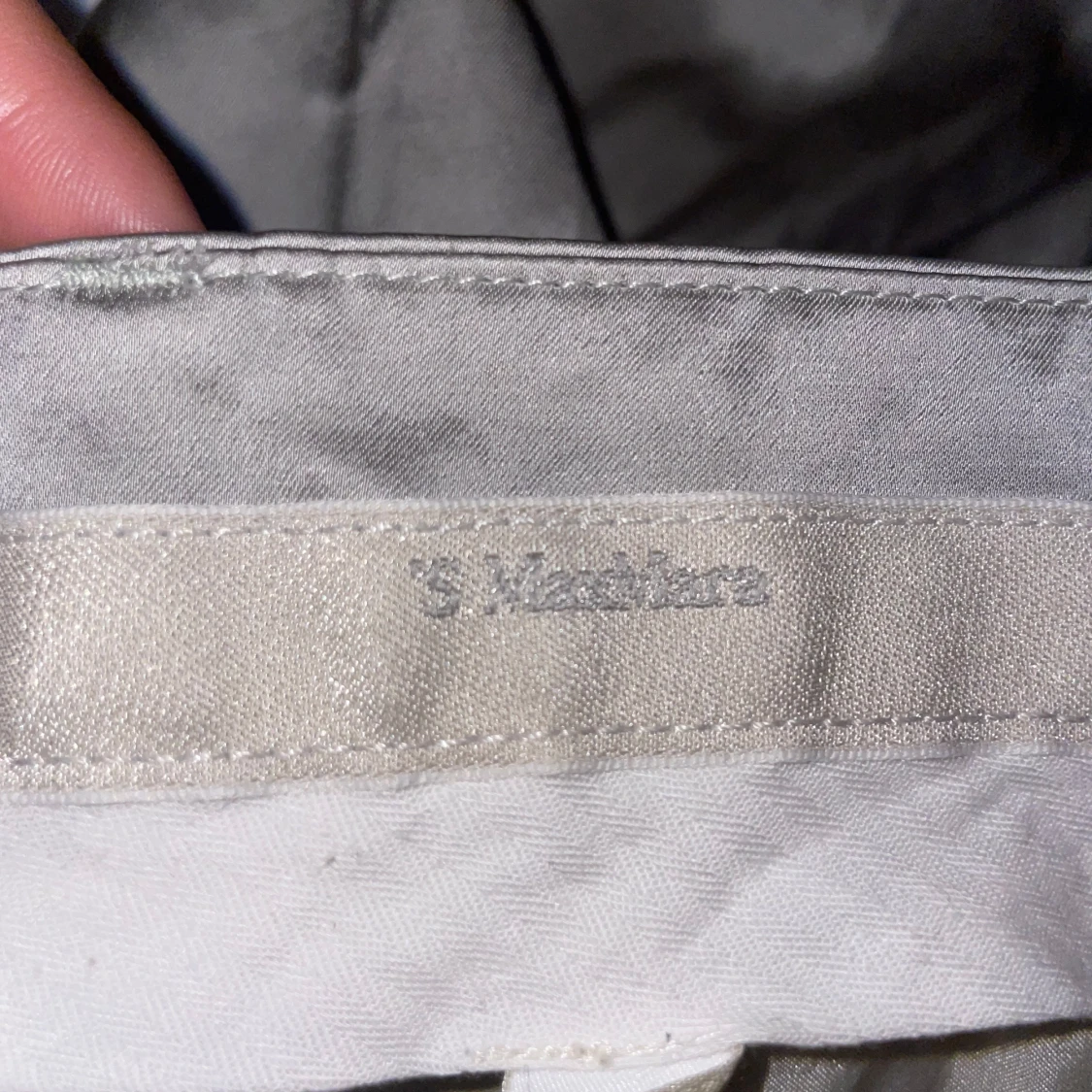 Silver kostymbyxor från Max Mara  - 3