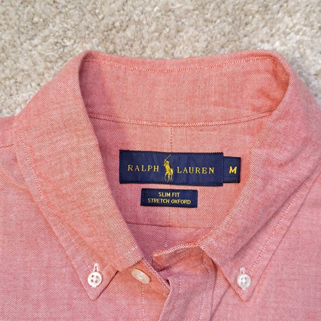 Aprikos Ralph Lauren Skjorta - Stl M, Slim Fit - 3