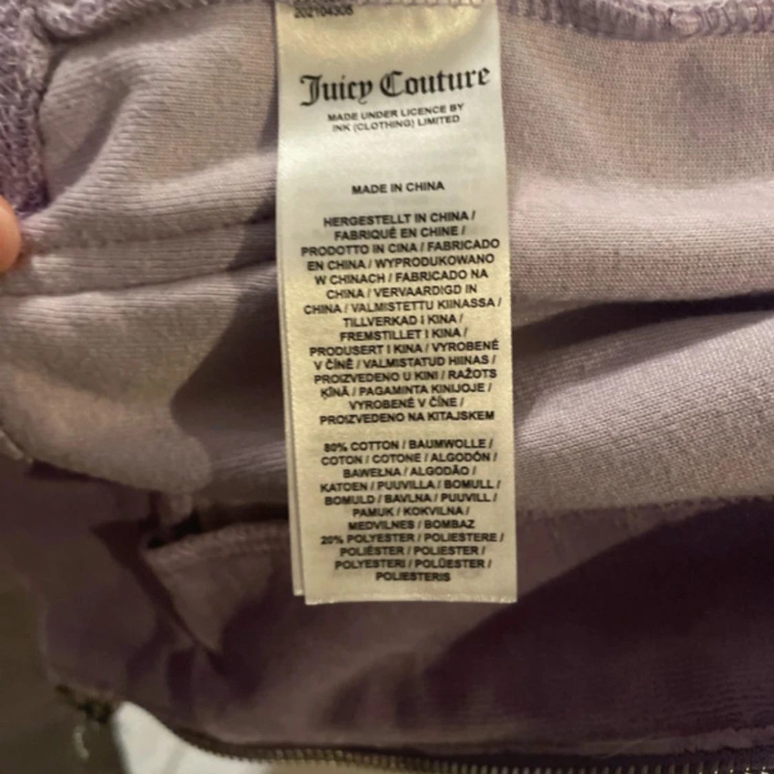 Lila hoodie från Juicy Couture XS - 2
