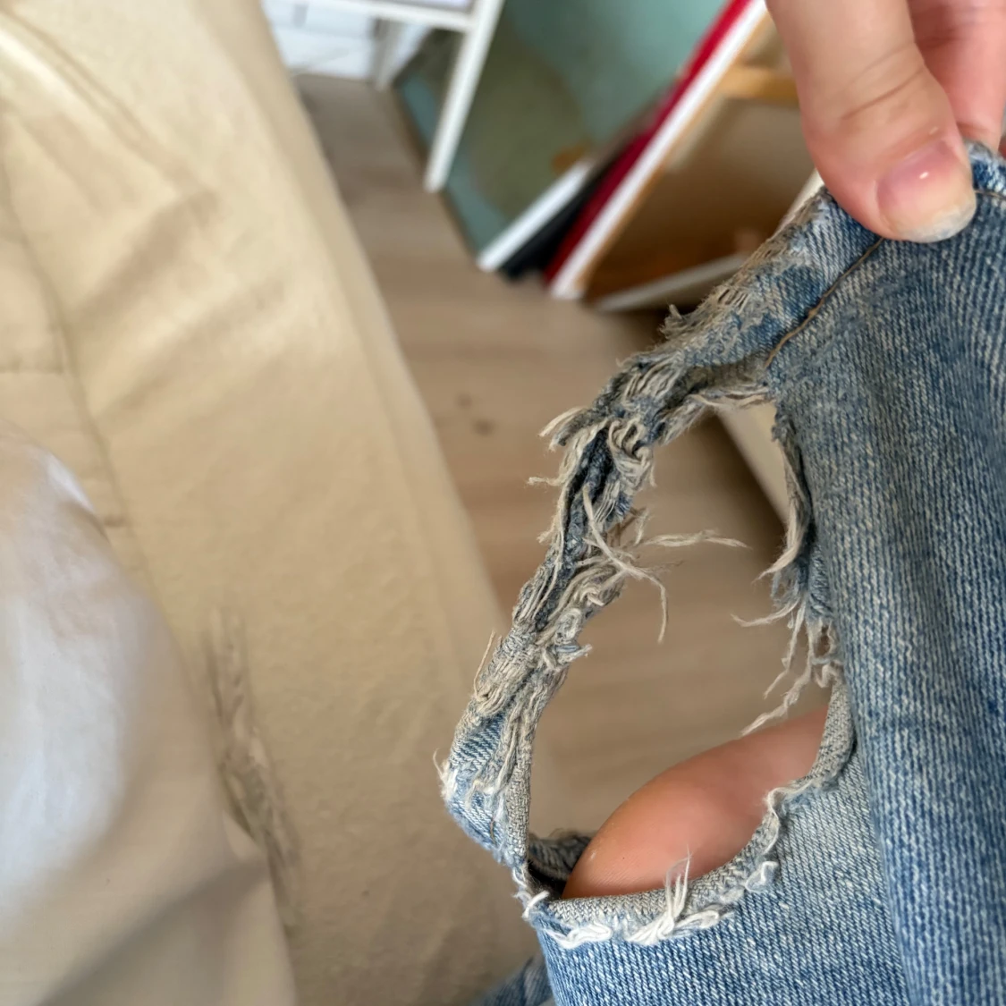 Lågmidjade ljusblå  - 4