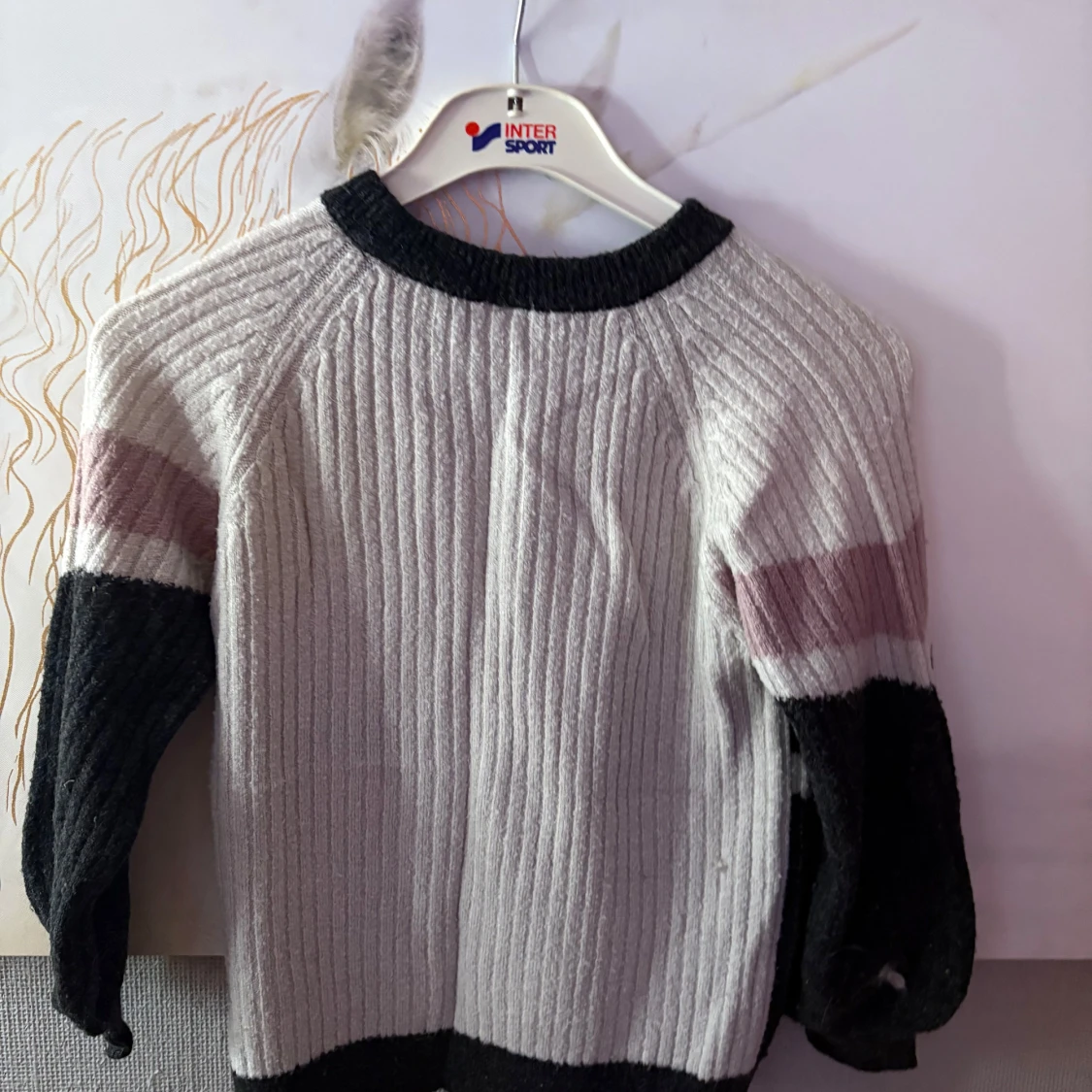 Randig stickad tröja från Lindex - 1