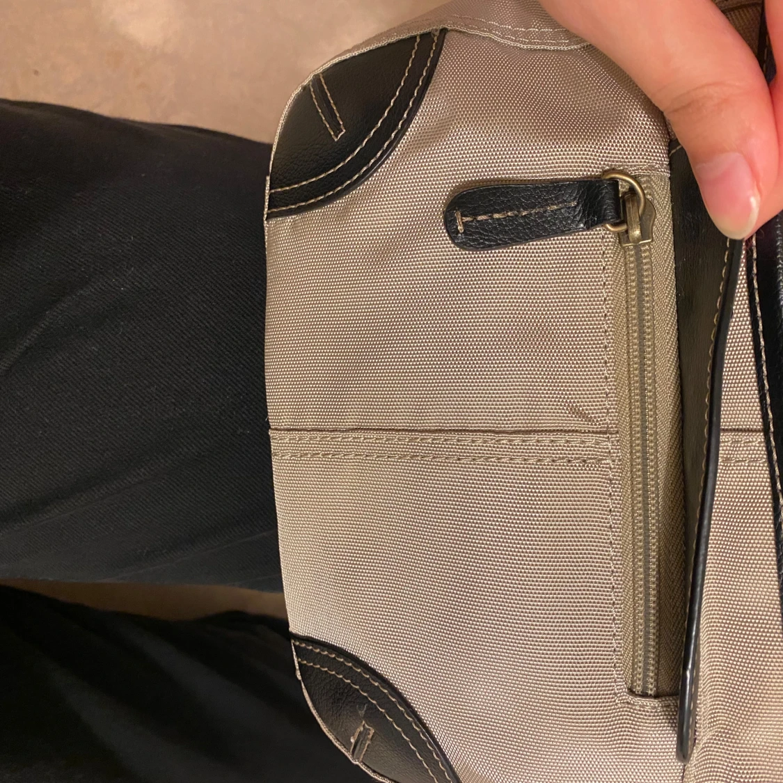 Beige axelväska Tommy Hilfiger - 3