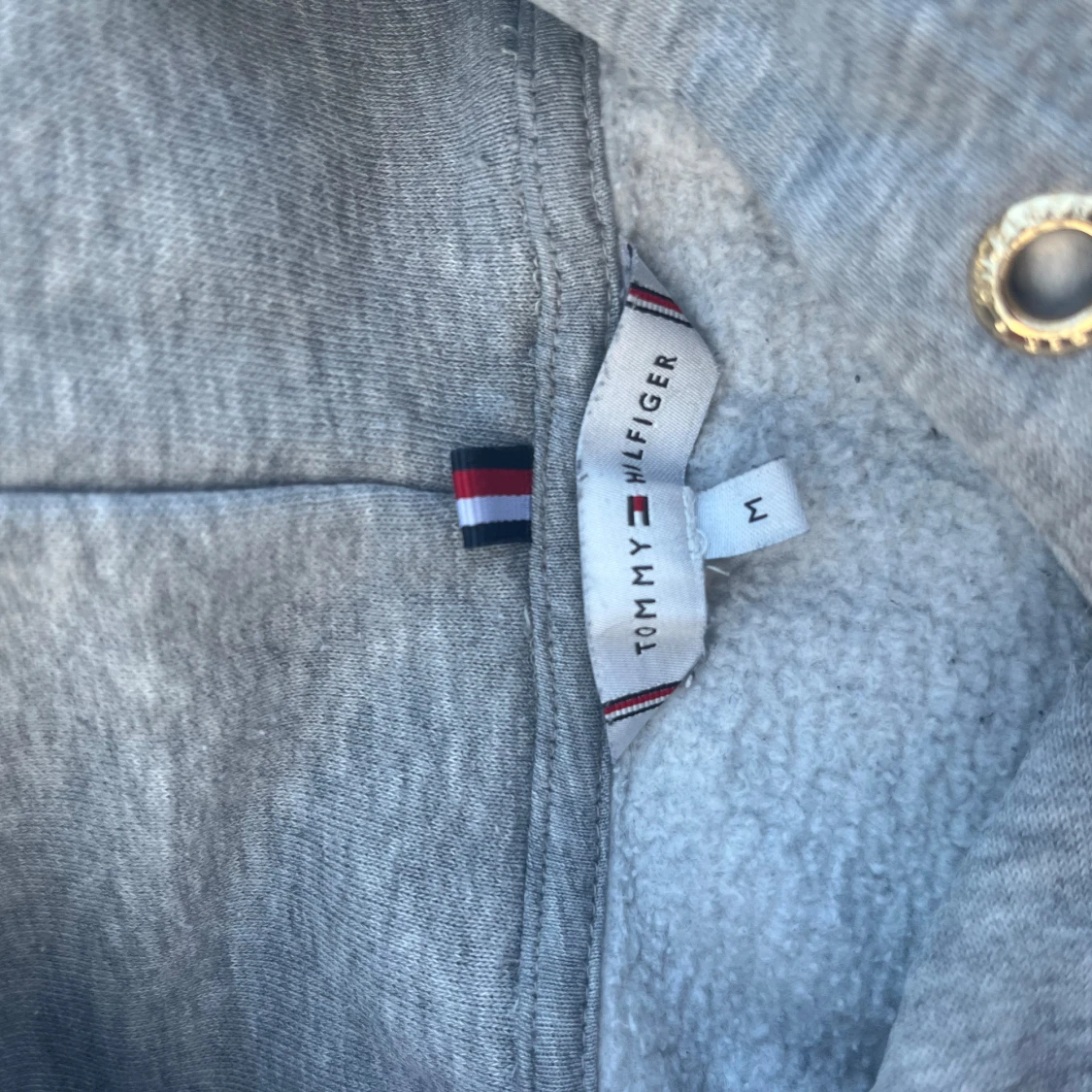Grå hoodie Tommy Hilfiger M - 1