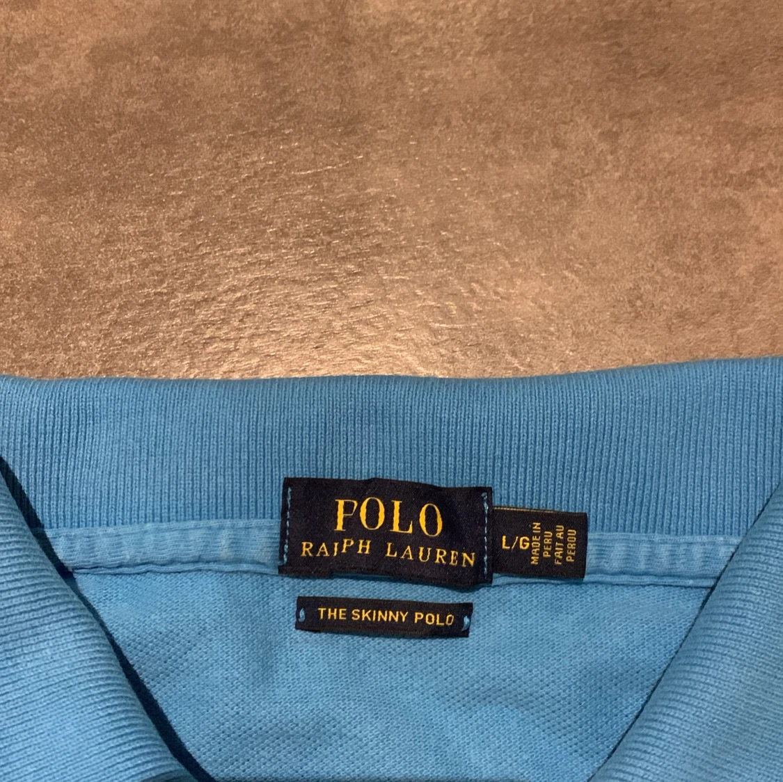 Blå pikétröja från Ralph Lauren - 2