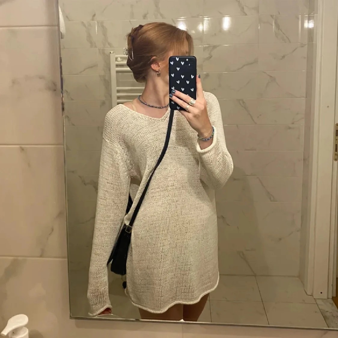 Stickad klänning - 1