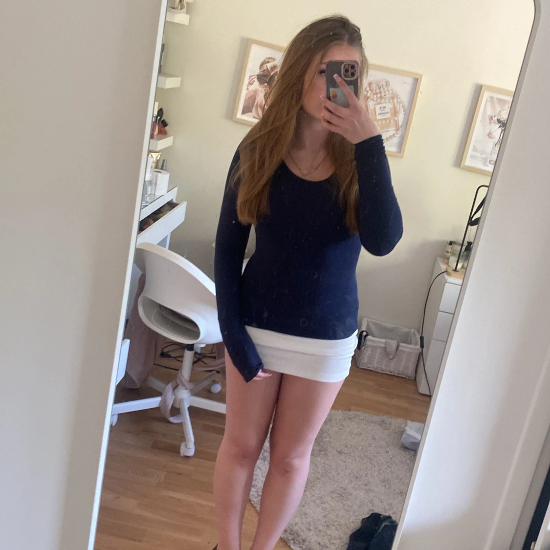 Mörkblå långärmad topp från Kappahl - 2