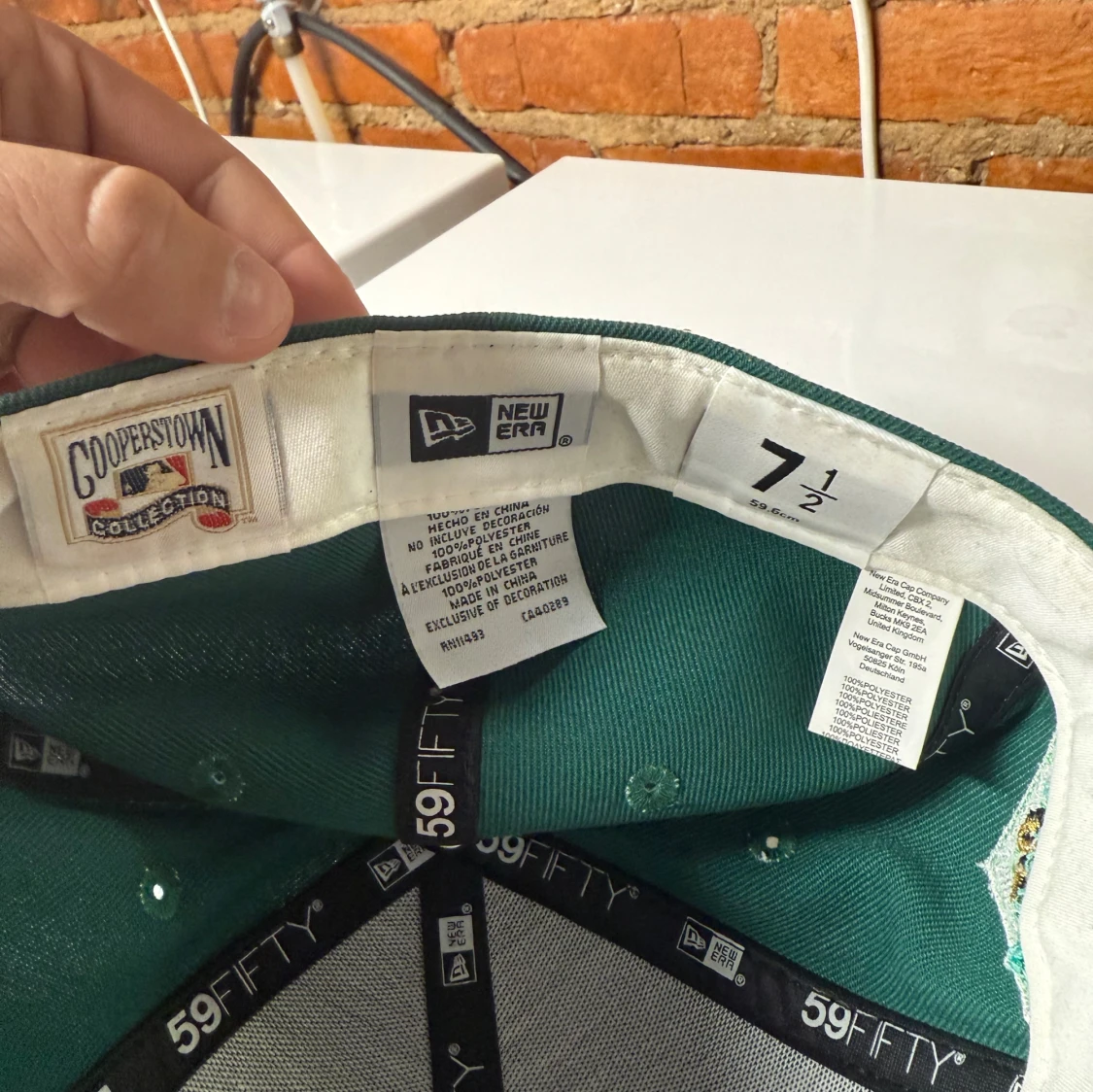 Grön Oakland Athletics keps från New Era - 3