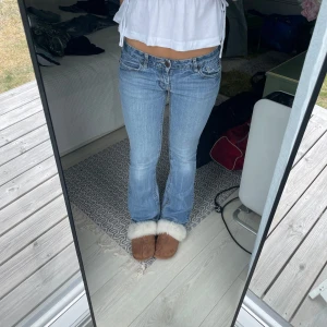 Jeans lowwaist utsvängda lågmidjade bootcut  - Jeans 💘💘