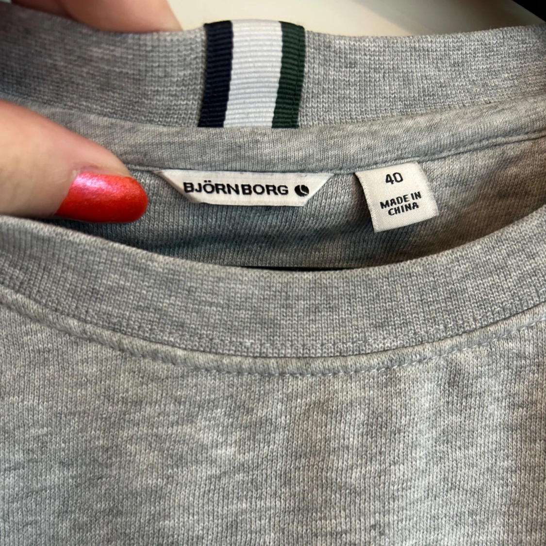 Grå Björn Borg sweatshirt  - 1