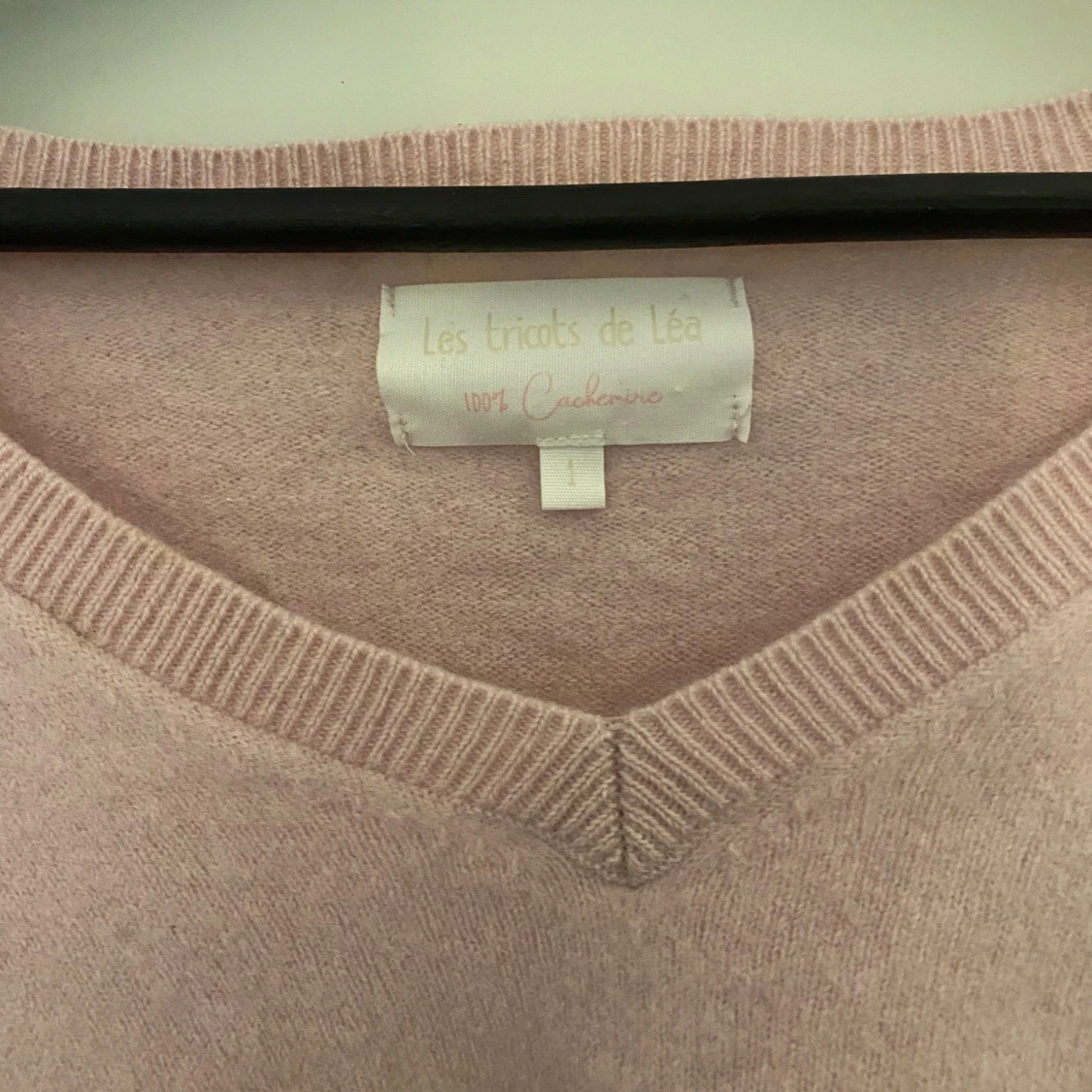 Rosa kashmirtröja från Les tricots de Léa - 1