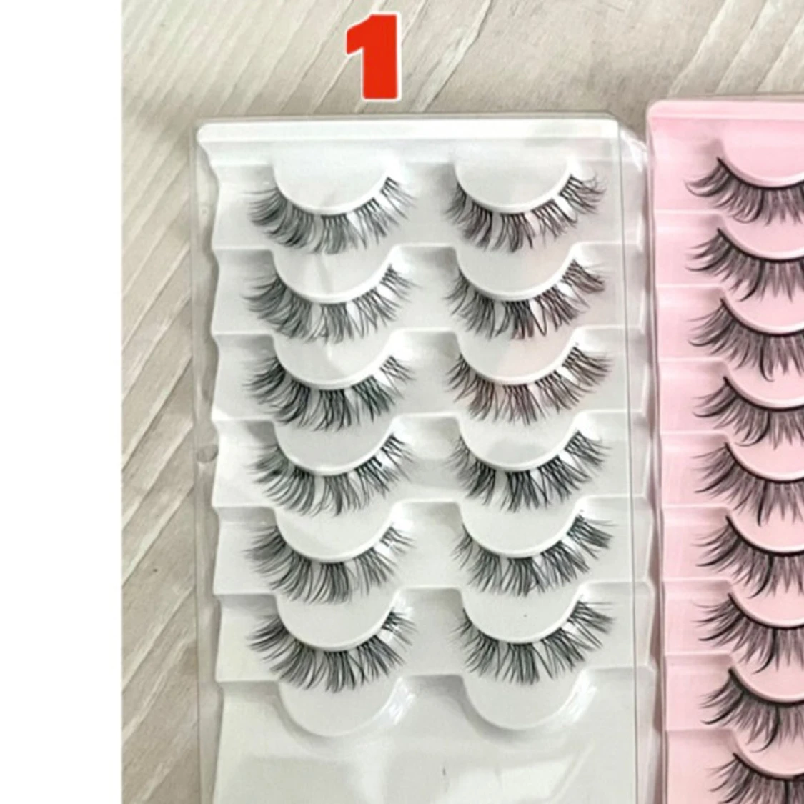 Set med lösögonfransar - 1