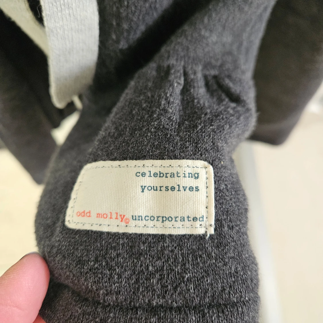 Mörkgrå kofta från Odd Molly stl 0 - 2
