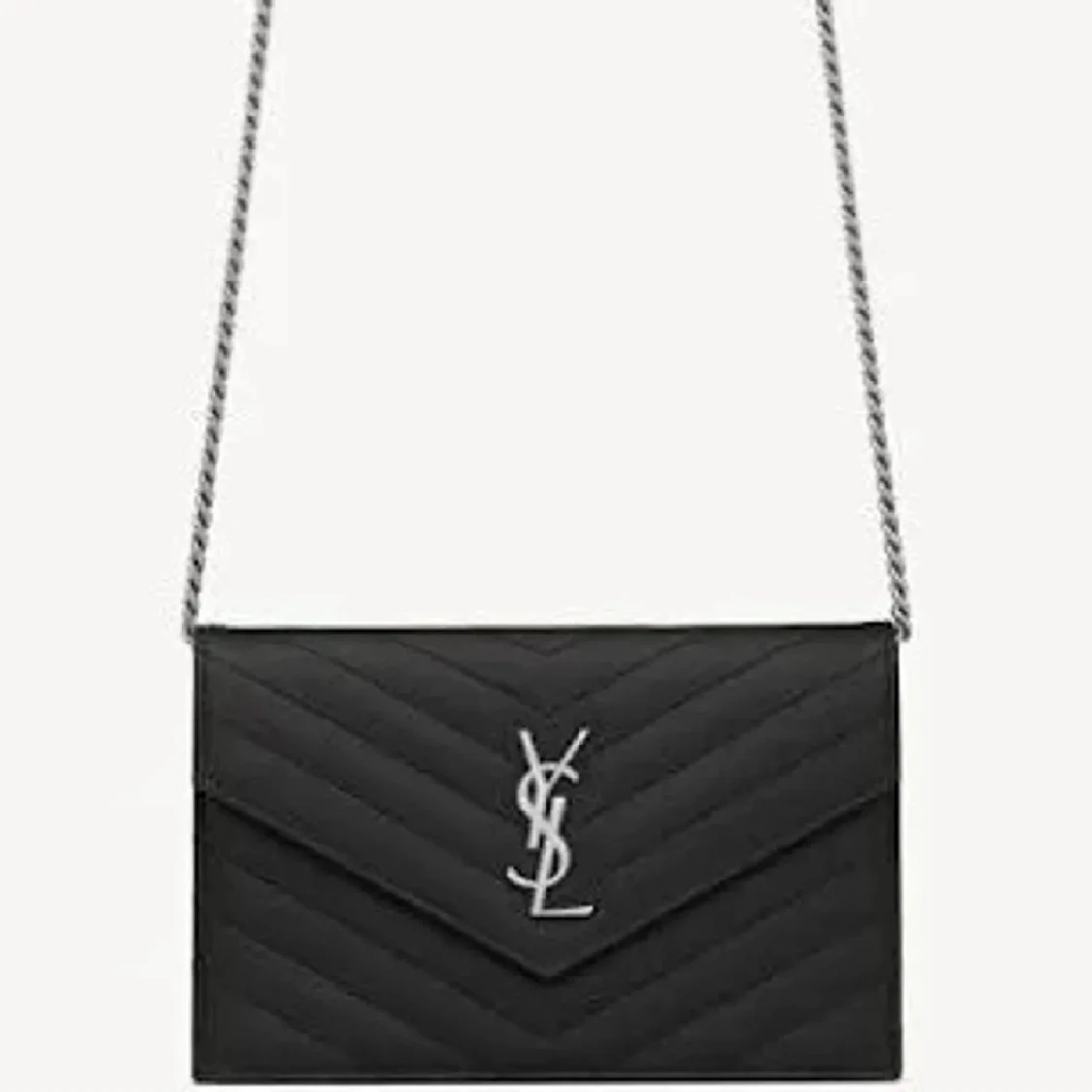 Svart kuvertväska från YSL