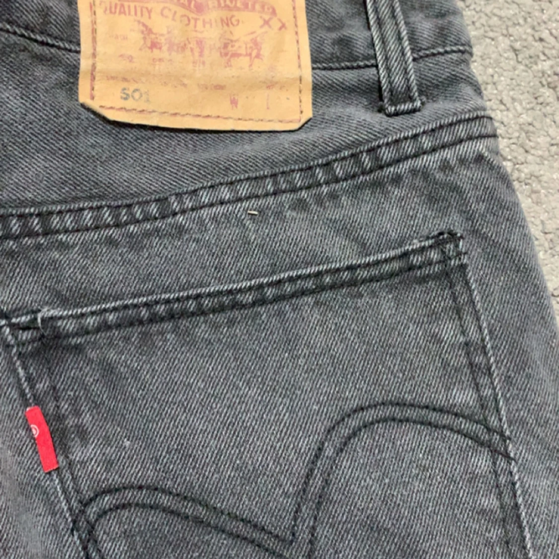 Levi's 501 mörkgrå jeans straight fit - 2