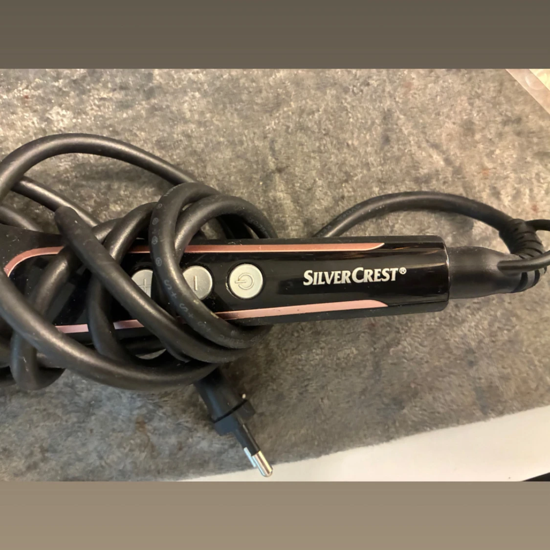 SilverCrest värmeborste svart/roséguld - 1