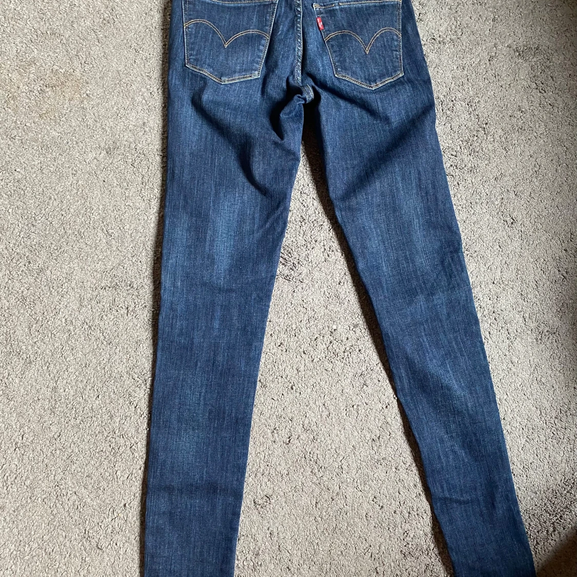 Levi's 710 Super Skinny jeans blå - 1