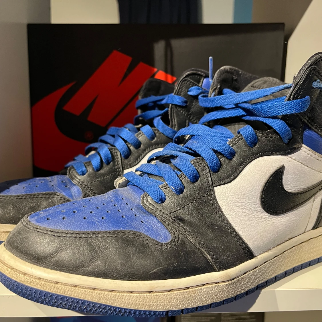 Nike Air Jordans 1 Royal toe st 43 - 1