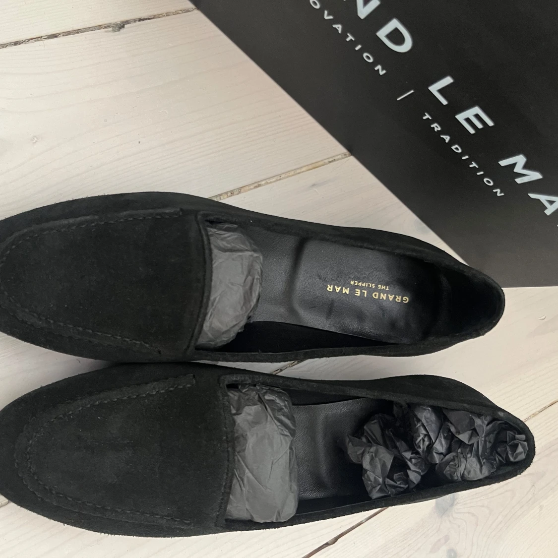 Svarta mockaloafers från Grand Le Mar - 2