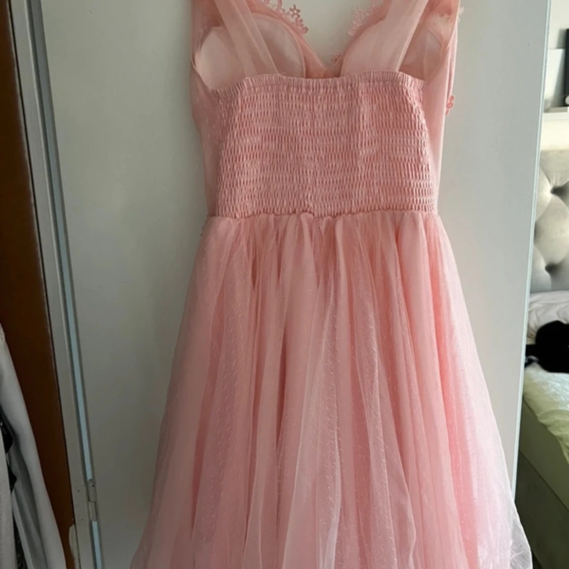 Bal rosa klänning - 90