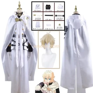 Mikaela Hyakuya cosplay  - Finns inga byxor till. Använd några gånger men har inga skador, peruk ingår inte !!