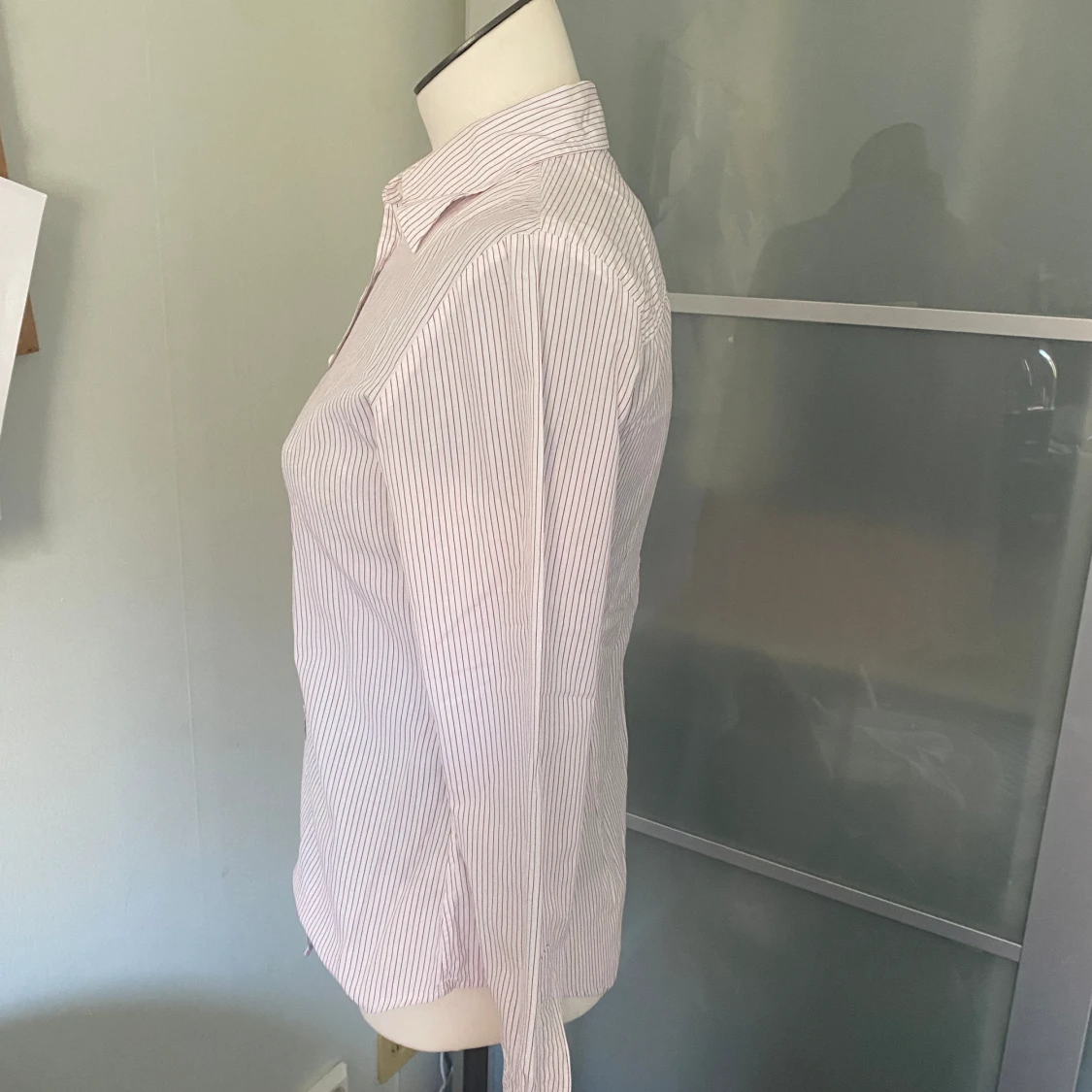 GAP skjorta randig vit/svart strl S - 91