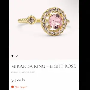 Jättefin ring från lily and rose. Originalpris 349kr. Säljer pga att jag aldrig använder ringar💕