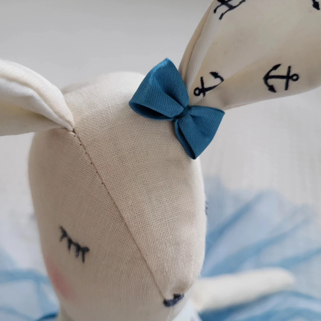 Handgjord Tilu Lilu kanin,mjuk leksak för Påskpresent - 90