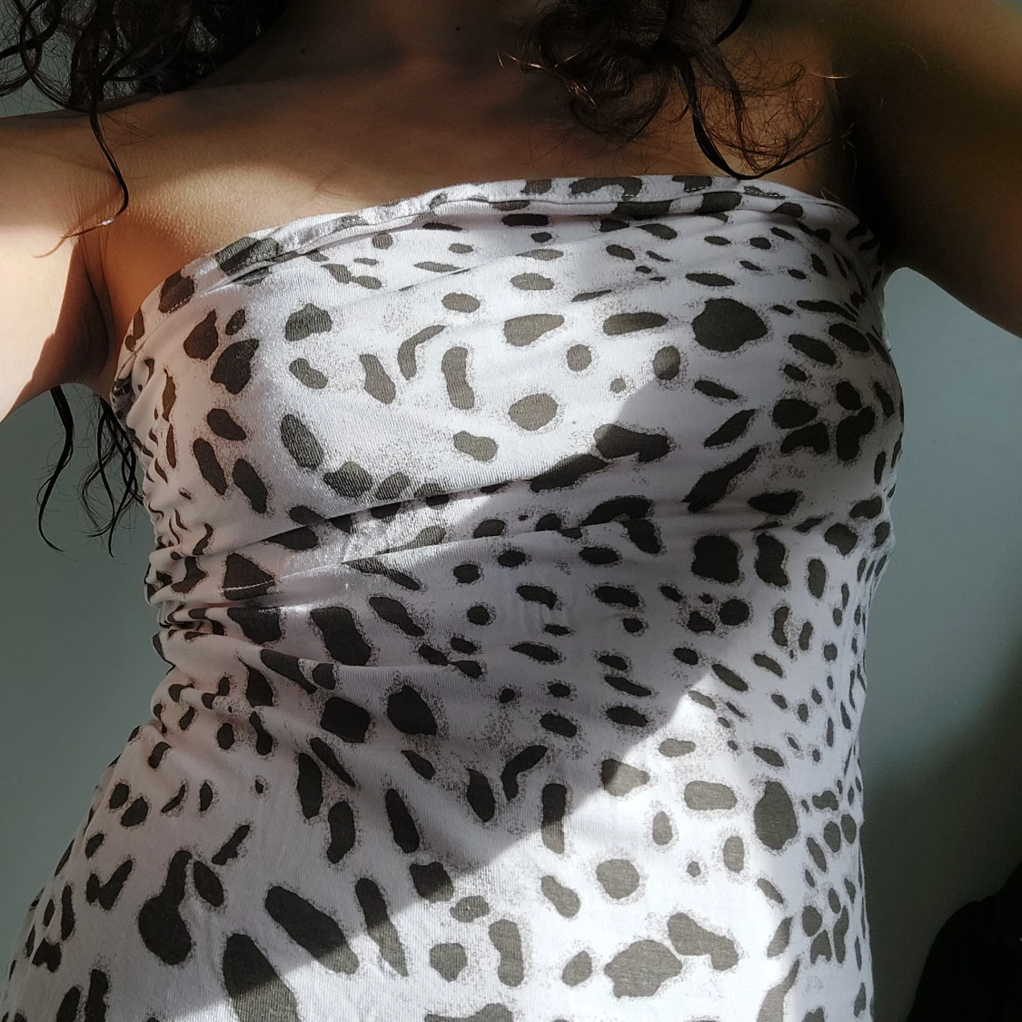 Leopard bandeau topp - 91