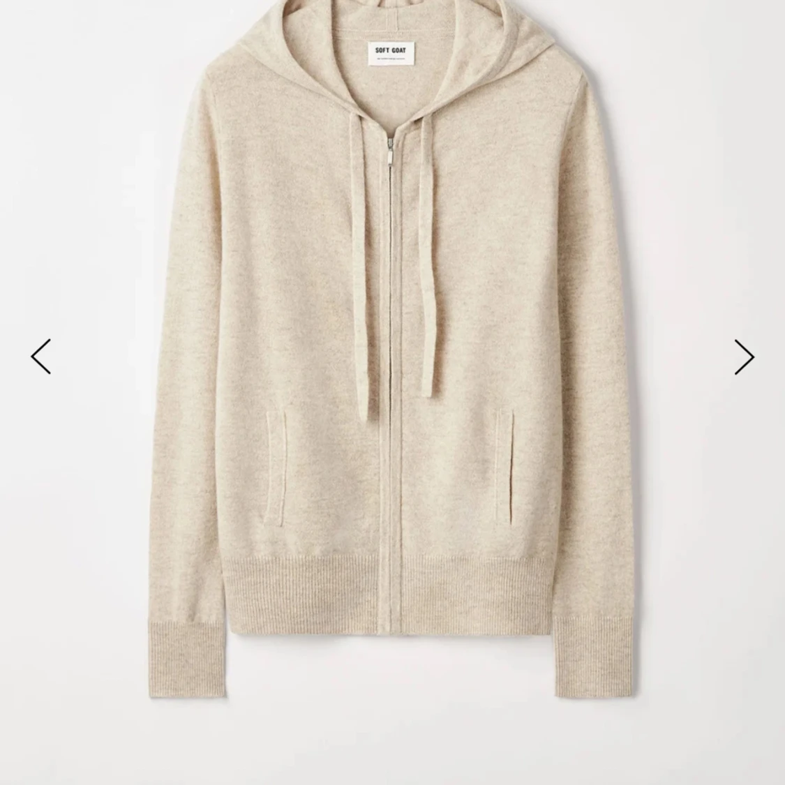 Soft goat zip hoodie  - 90