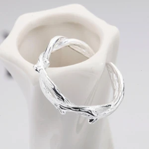 925 Silverpläterade Ring  - Fri stlk  Helt ny 