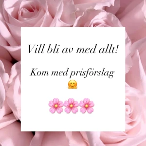 Vill bli av med allt!🌸 - Kom gärna med prisförslag, vill bli av med allt! Kan även sälja paket pris för billigare!💕