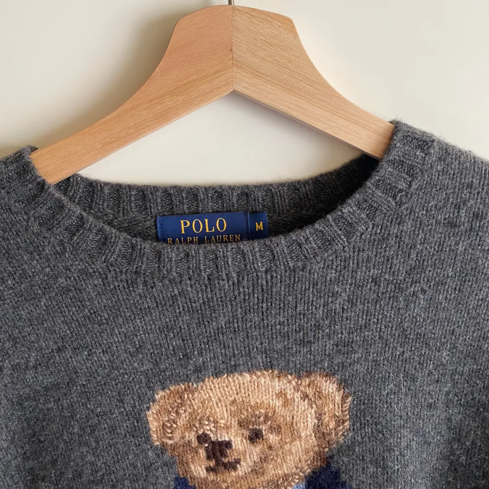 Polo Ralph Lauren Teddy tröja grå  Oanvänd  Storlek M. Tröjor & Koftor.