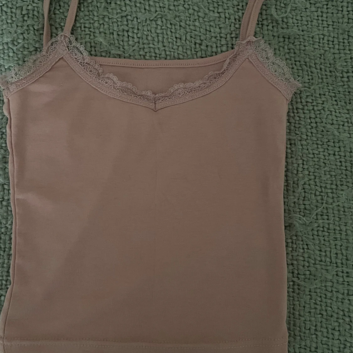 rosa spets linne - 90