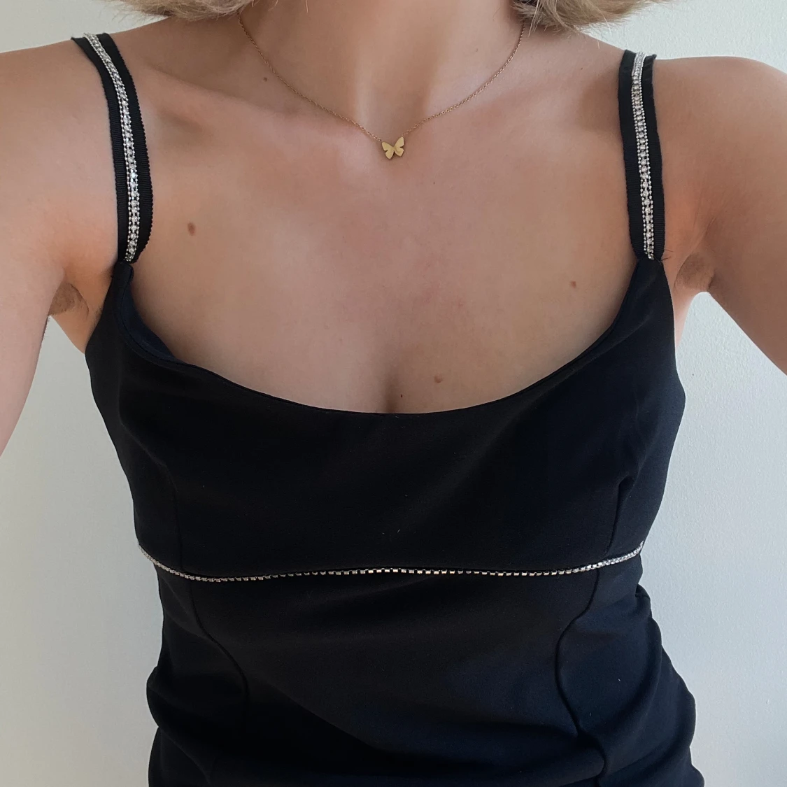 Svart Miniklänning  - 90