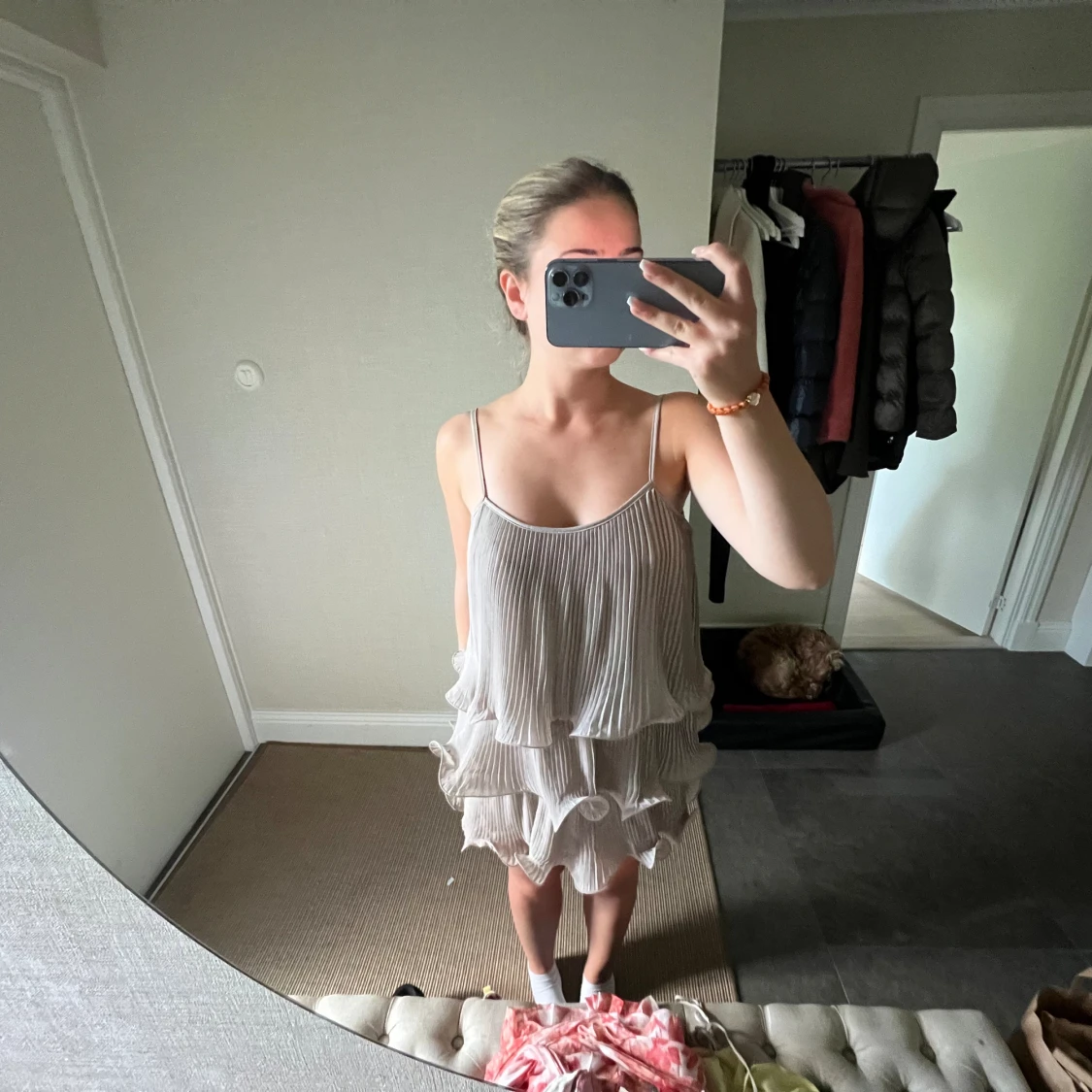 Hm volang klänning - 90