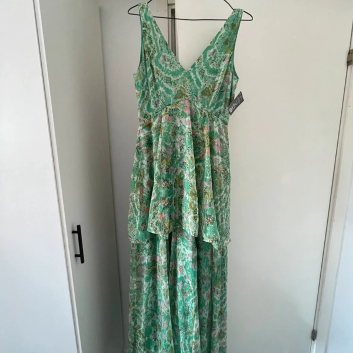 Grön Maxiklänning
