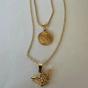 Guld halsband - Guldhalsband, köpt i portugal, använt en gång