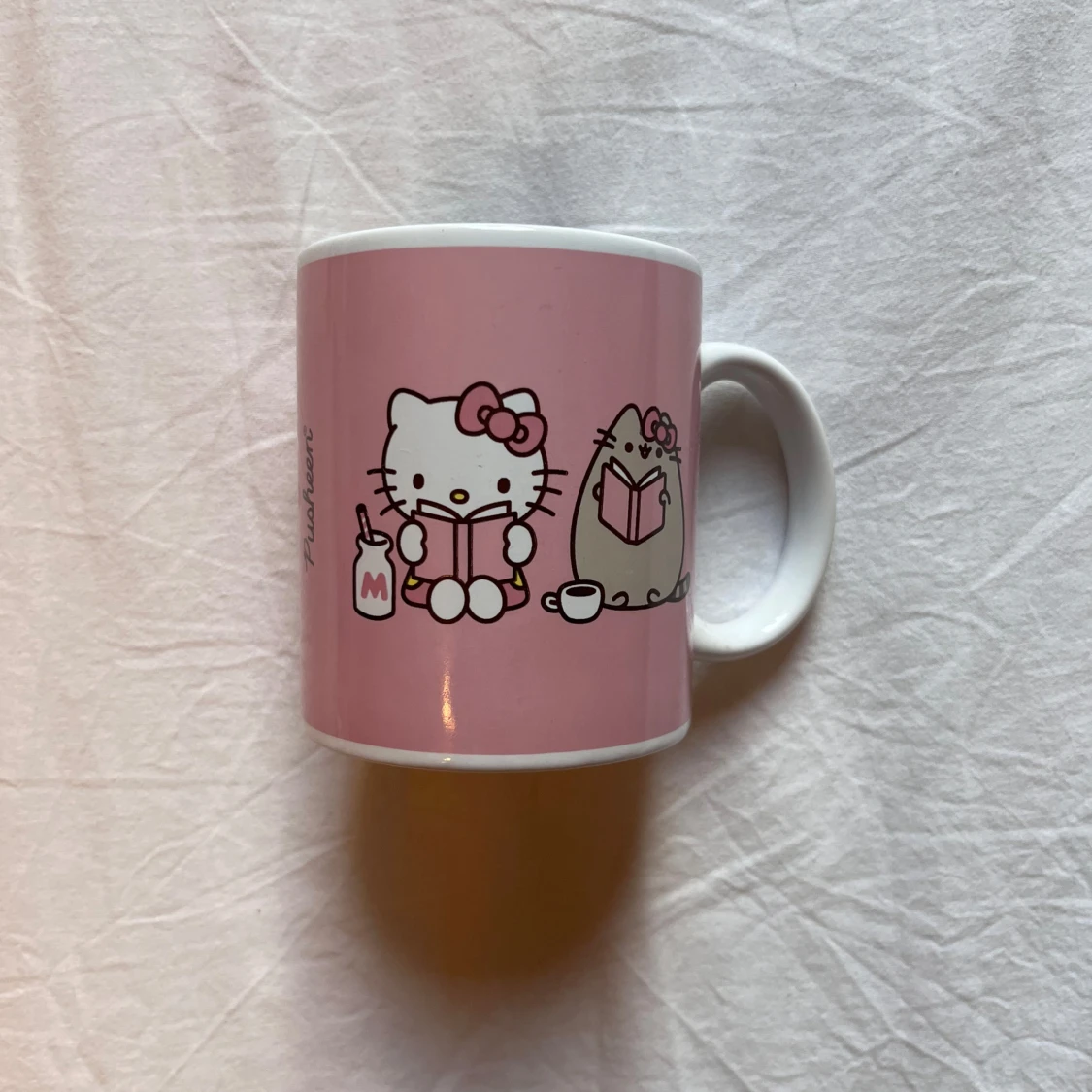 Pusheen/Hello Kitty mug