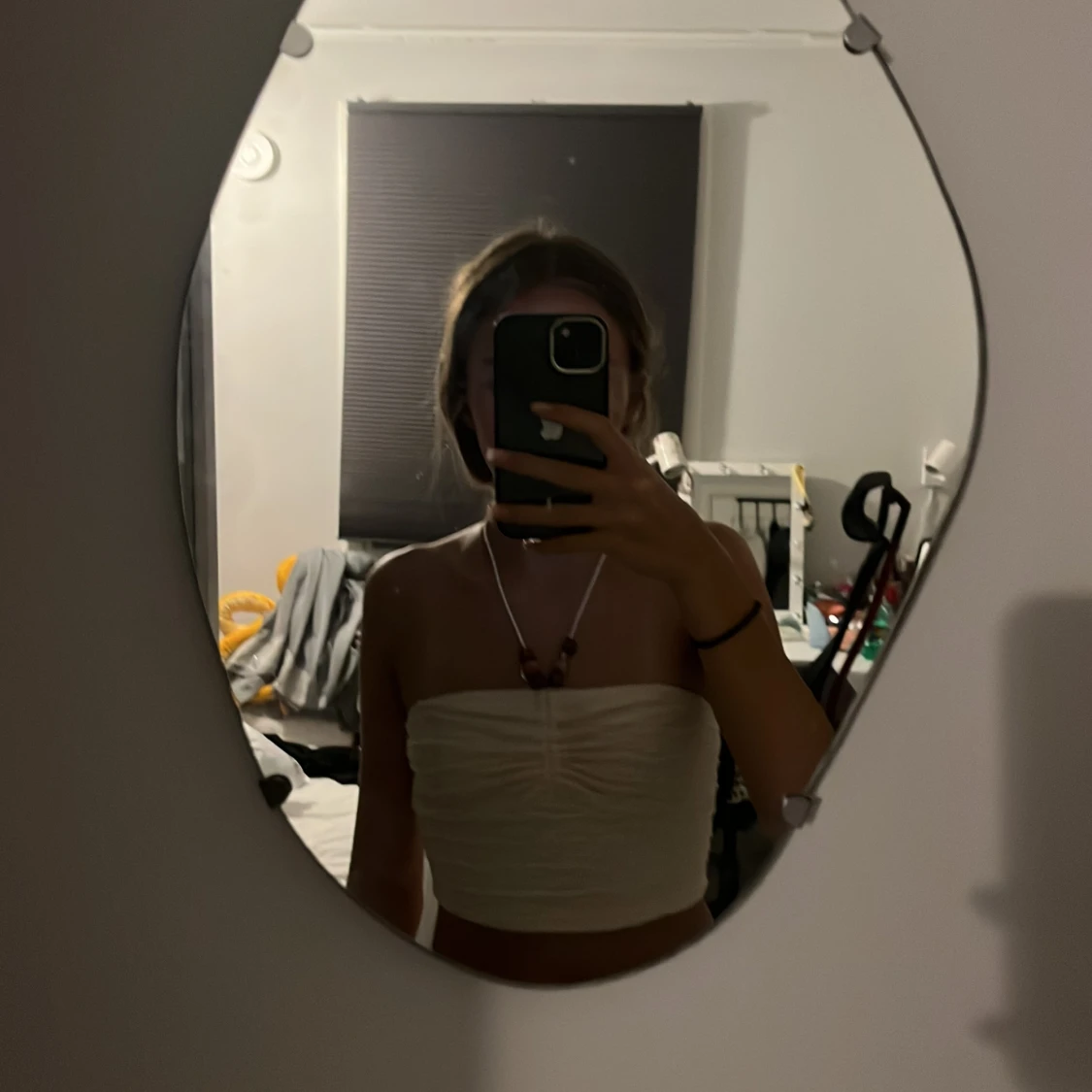 Tube top med knyt i nacken