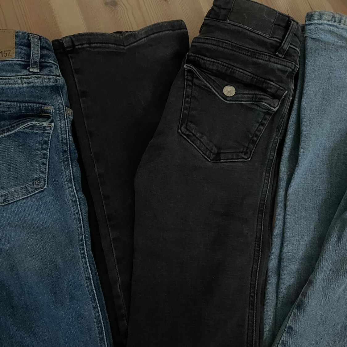 lågmidjade jeans - 91