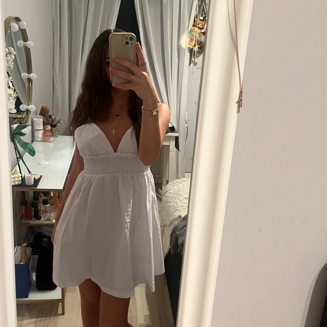 Vit klänning - 90