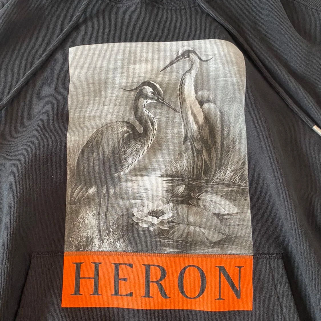 Svart hoodie från Heron Preston - 91